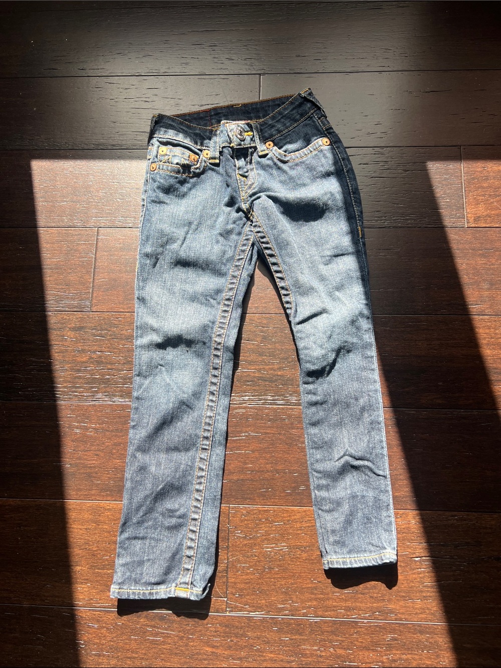 True Religion Kids Dark Blue Straight-Leg Jeans